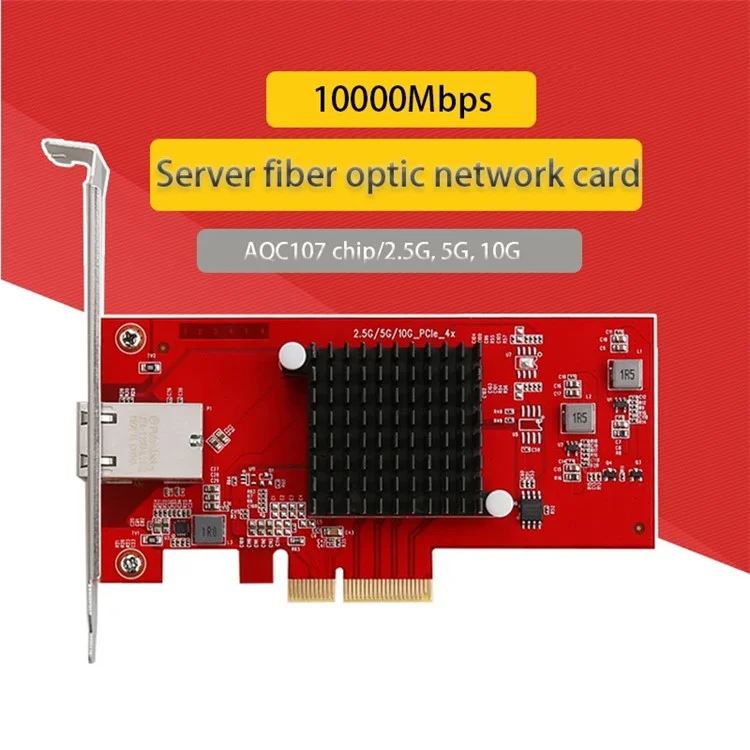 TXA074 AQC107 Desktop Computer RJ45-Anschluss-Netzwerkkarte 10G PCI-E X4 Netzwerkkarte