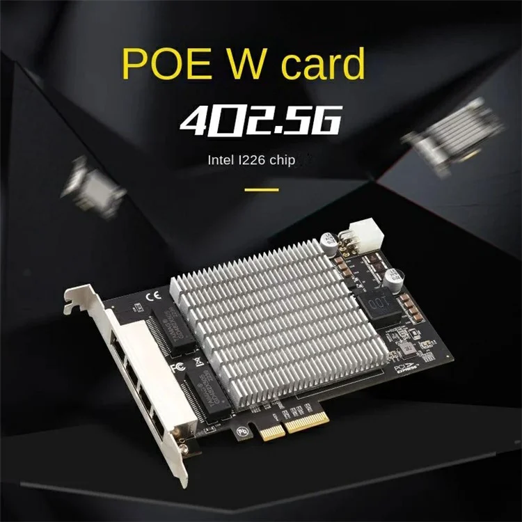 Fonte de Alimentação Externa para Captura de Imagem de Câmera Industrial TXA190 com Chip i226 2.5G Gigabit Poe Placa de Rede