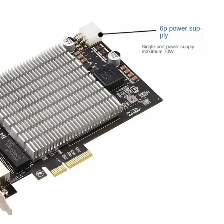 Fonte de Alimentação Externa para Captura de Imagem de Câmera Industrial TXA190 com Chip i226 2.5G Gigabit Poe Placa de Rede