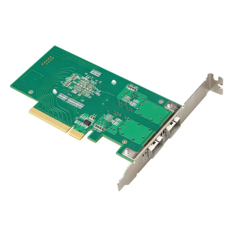 TXA037 PCI-E 8X Intel 82599 Chip 10G Dual-Port Fiber Optic Network Card for Desktop Computer