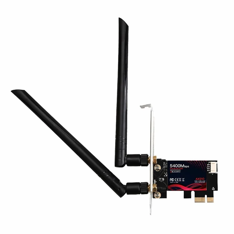 TXA115 WiFi6 AX210 Chipsatz PCIE-Adapter Bluetooth 5.2 2,4G / 5G Dual-Band-WiFi-Netzwerkkarte