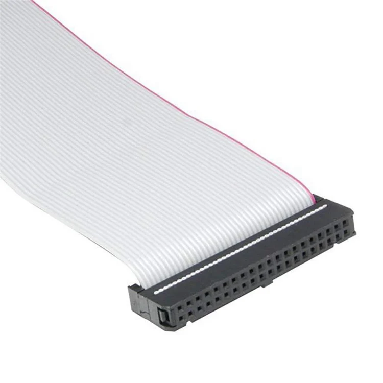 JUNSUNMAY 30cm 40Pin IDE Extension Cable Male to Female Hard Drive Cable for 3.5-inch IDE HDD  /  5.25-inch CD DVD