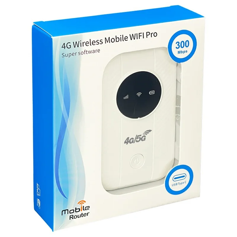 Routeur WiFi LTE 4G Portable M5-E Hotspot de Poche Internet Sans Fil pour Voyages, Version Eurasie