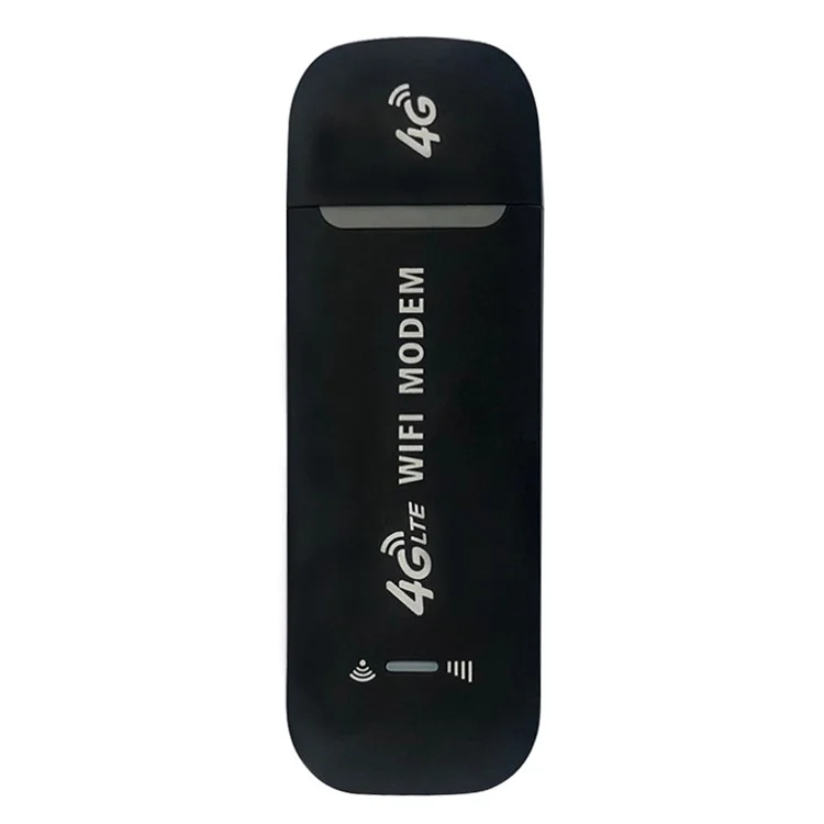 4G LTE B1 / B3 / B5 Modem USB WiFi Dongle 150Mbps Mini Roteador de Hotspot Móvel - Preto