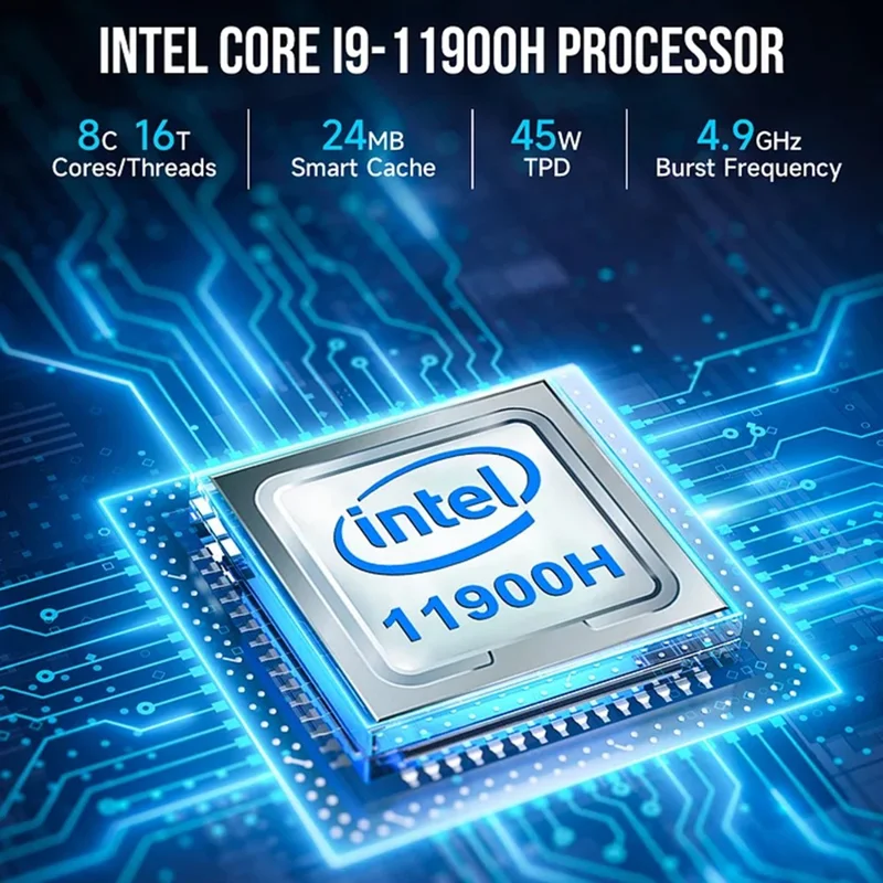 GMKTEC M4 16GB+1TB Mini PC Windows 11 Pro Desktop Computer - EU Plug