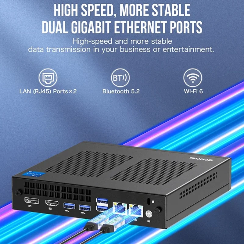 GMKTEC M4 16GB+1TB Mini PC Windows 11 Pro Desktop Computer - EU Plug