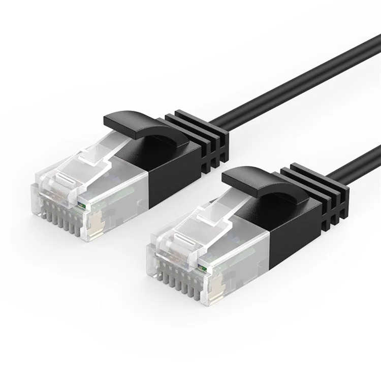 CABLECREATION CL0045 2m Cat6a LAN Network Cable 10Gbps Pure Copper Thin Cord Computer Router Connection Cable - Straight