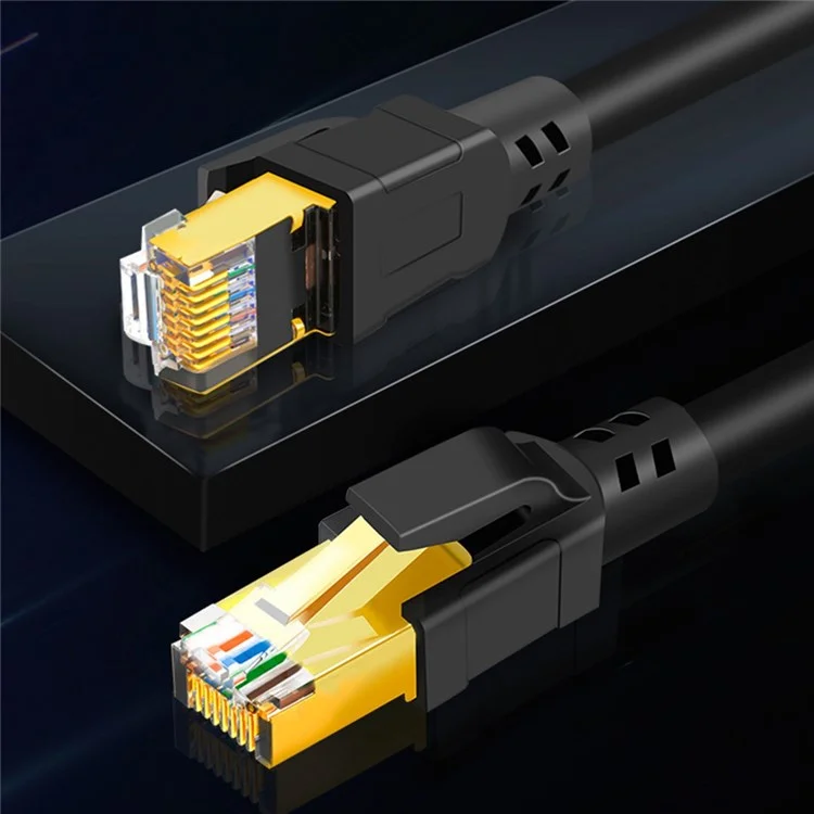 Cablecreation CL0315 0,5m High Speed ​​cat8 Câble Ethernet RJ45 Câble Réseau Internet 40 Gbit