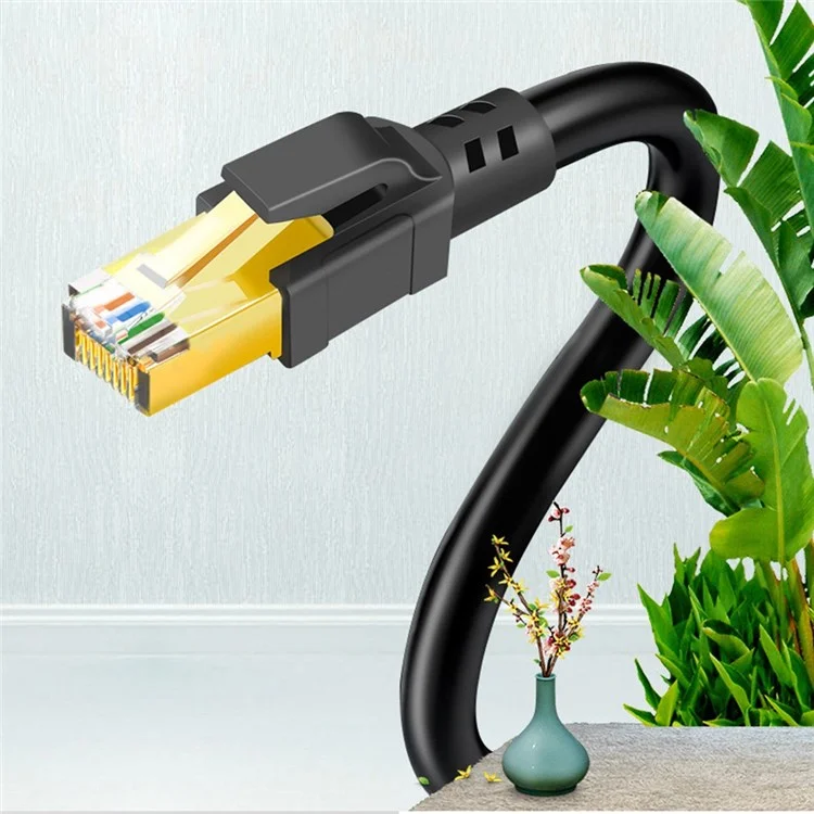 Cablecreation CL0315 0,5m High Speed ​​cat8 Câble Ethernet RJ45 Câble Réseau Internet 40 Gbit