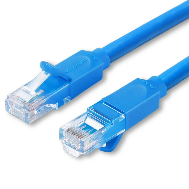 MINDPURE NW002 1,5m Cat6 Cabo de Rede Abrimento Oxigegen Core Correge Corrego Gigabit Ethernet RJ45 Cordão do Conector