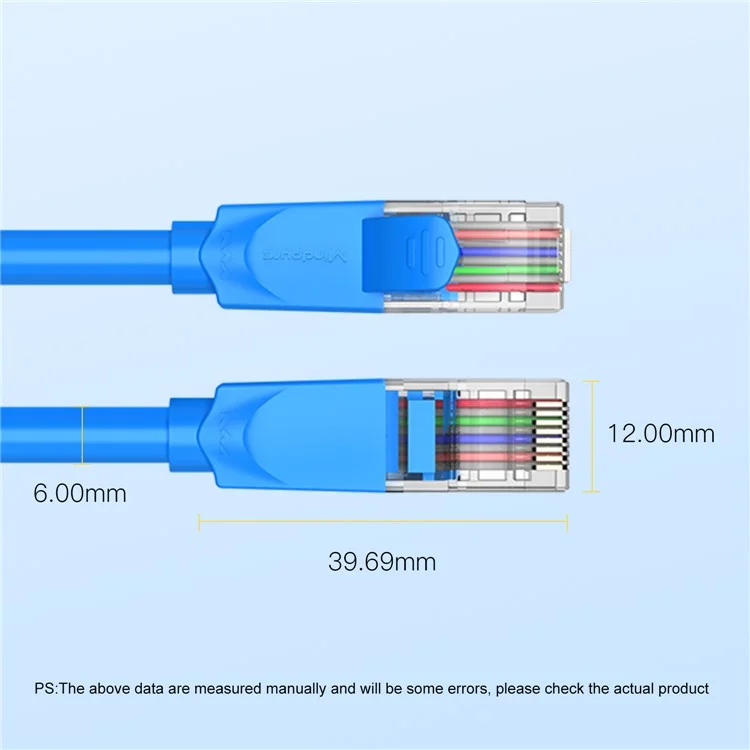 MINDPURE NW002 2m Cabo de Rede Cat6 Núcleo de Cobre Livre de Oxigênio Gigabit Ethernet Conector RJ45 Cord