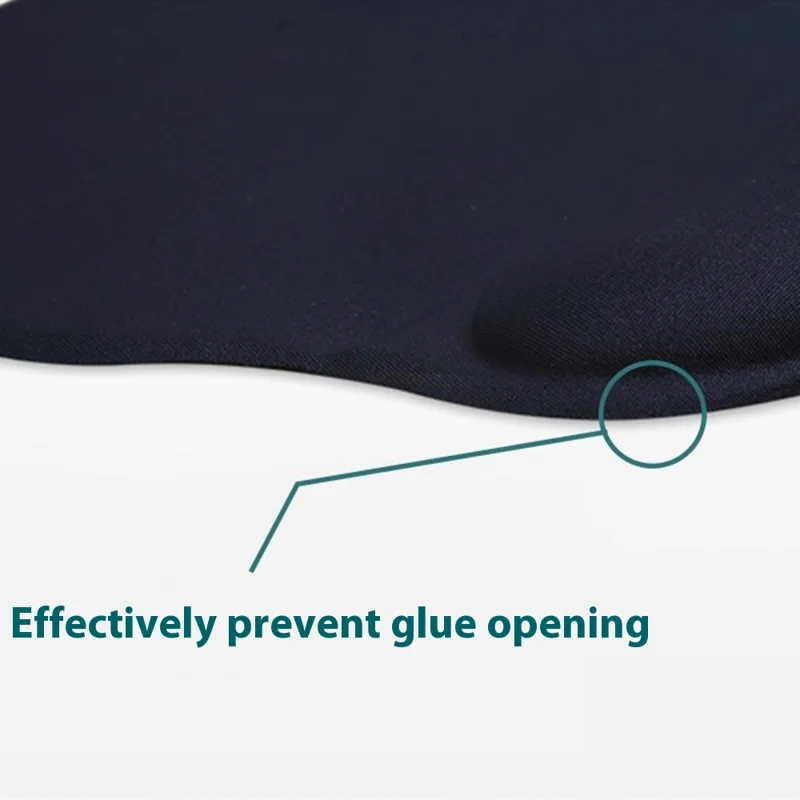 Ergonomic Memory Foam Wrist Support Mouse Pad Non-Slip Wrist Pain Relief Mousepad - Sapphire