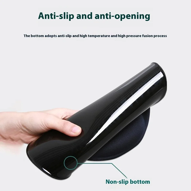 Ergonomic Memory Foam Wrist Support Mouse Pad Non-Slip Wrist Pain Relief Mousepad - Purple
