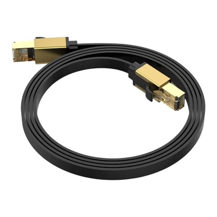 Câble Ethernet Cat 8 de 20 m, haute vitesse 40 Gbps 2000 MHz, cordon réseau RJ45 pour routeur, console de jeu - Or