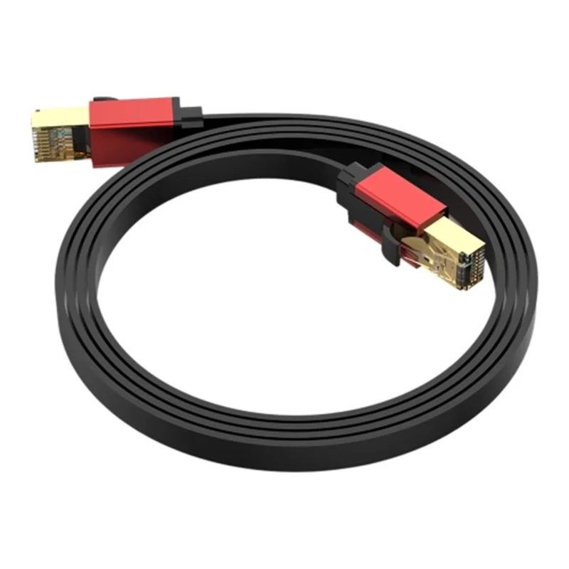 Cat 8 Ethernet Cable 10M  /  32.8FT 40Gbps 2000MHz RJ45 Male Connector High Speed Network Cord - Red