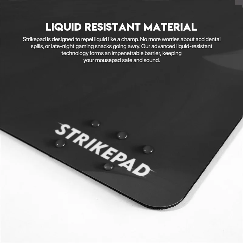 TEEVO STRIKEPAD MST491 Tapis de souris 490x420mm Surface de jeu Design holographique - Noir