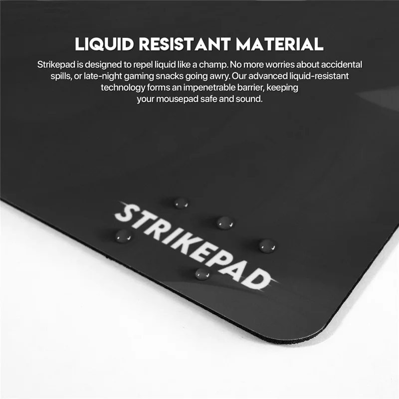 TEEVO STRIKEPAD MST901 Tapis de souris 900x400mm Grande surface de jeu Design holographique Tapis de souris - Noir