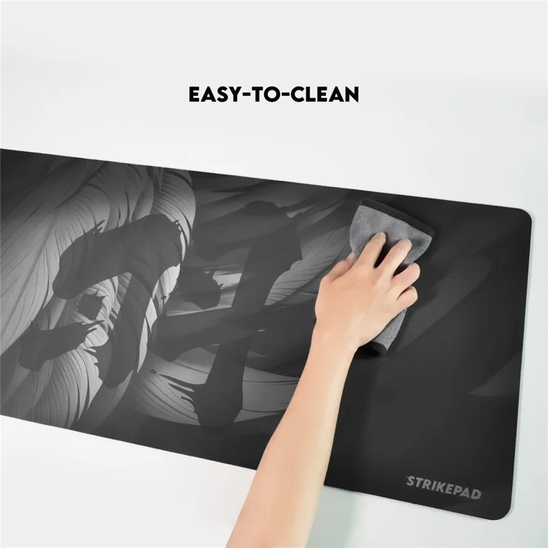 TEEVO STRIKEPAD MST901 Tapis de souris 900x400mm Grande surface de jeu Design holographique Tapis de souris - Noir