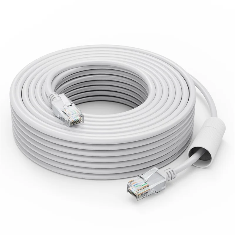 Câble Ethernet ZOSI Cat5e de 30 mètres, Haute Vitesse RJ45 pour Caméras de Sécurité PoE / Commutateurs