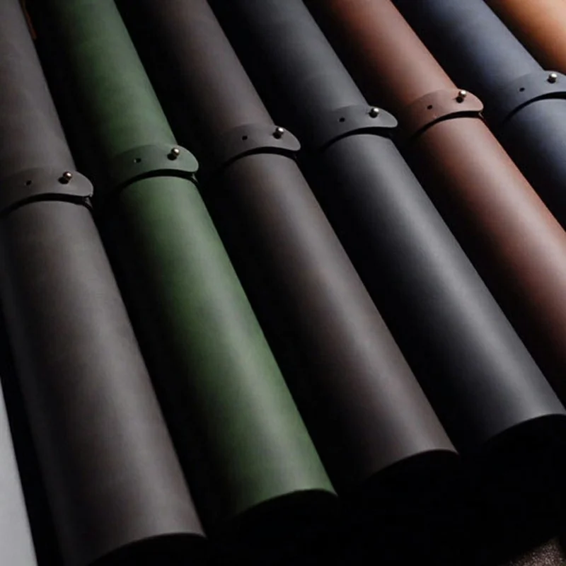 3 Stück / Set 80 x 40 cm Crazy Horse Textur Leder Mauspad Ergonomische Unterstützung Memory Foam Tastatur Handgelenkauflage Set - Schwarz