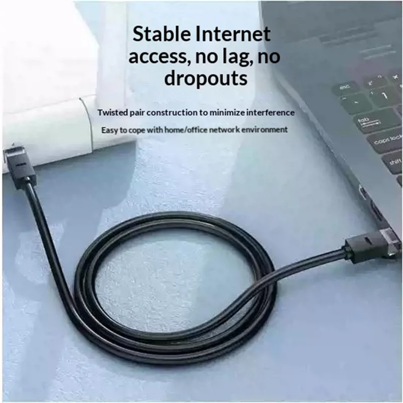 UGREEN 20167 25m RJ45 Cat6 Ethernet Cable 1000Mbps Gigabit Network Cable for PC Router - Black