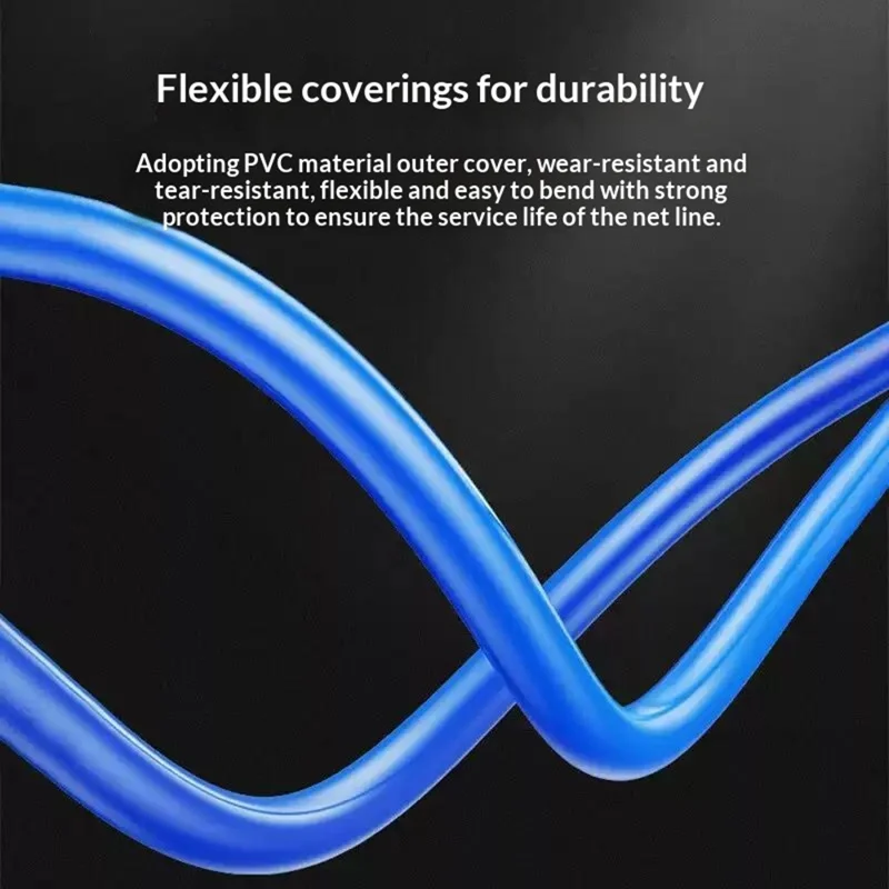 UGREEN NW109 11257 100m Cat6 Ethernet Cable 23AWG Pure Copper 1000Mbps Gigabit Network Cable for Home Office
