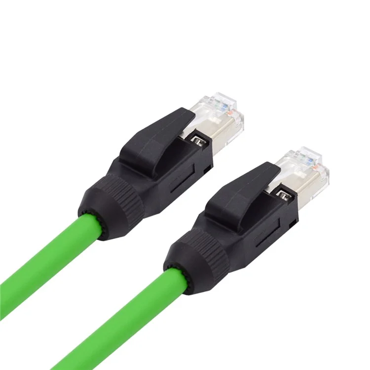 UT-006-1.0M High Flex Robotic RJ45 Cat 6 Ethernet Cable Network LAN Wire Patch Cord 1000Mbps for Router Automation (Assembled and Shielded)