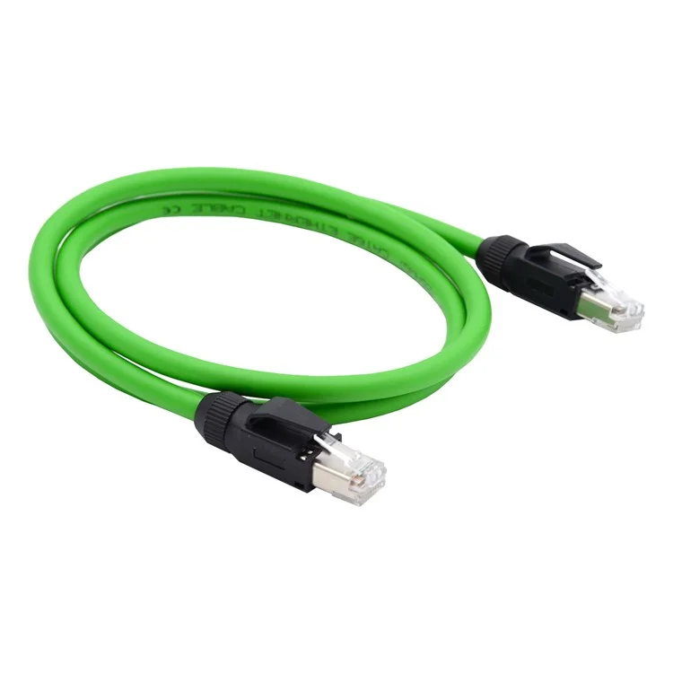 Ut-006-1.0m High Flex Robotic RJ45 Cat 6 Network de Câble Ethernet Patch Fil LAN Cordon 1000 Mbps Pour L'automatisation du Routeur (assemblé et Protégé)