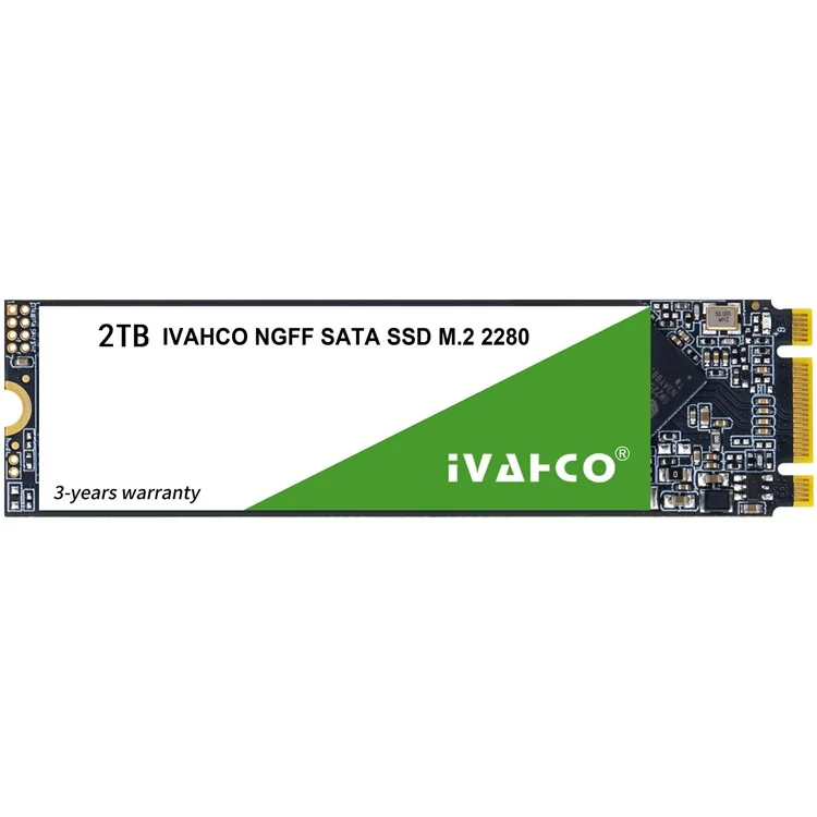 IVAHCO 2TB Внутренний Твердотельный Привод NGFF SATA SSD M.2 2280 Жесткий Диск Для Настольного Ноутбука Компьютера