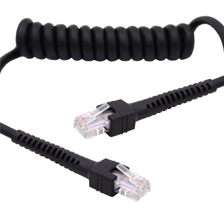 UT-019-1.0M RJ45-Stecker an Cat6-Stecker 8P8C UTP-Dehnkabel LAN Ethernet-Netzwerkkabel 100cm
