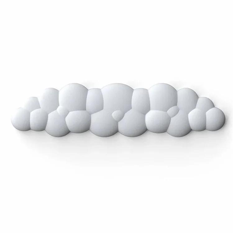 Memory Foam Keyboard Wrist Rest Pad Cloud Shape Anti-slip Wrist Support Pad - White