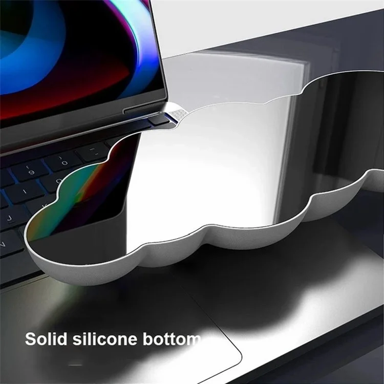 Memory Foam Keyboard Wrist Rest Pad Cloud Shape Anti-slip Wrist Support Pad - White