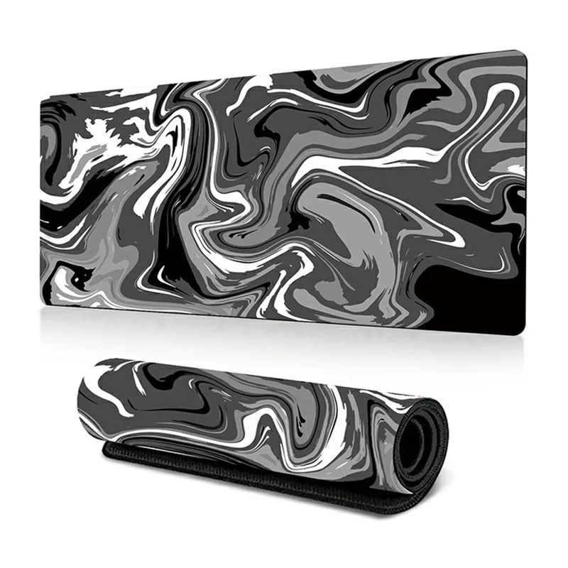 400*900*2mm Abstrakt Fluidmönster Stor Musmatta Gummimatta för Skrivbord - Mönster-2