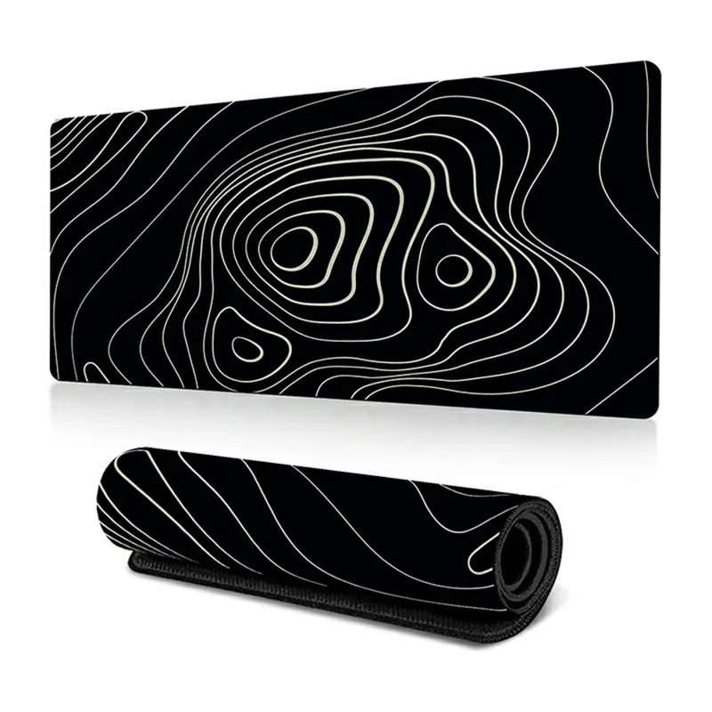 400*900*2mm Abstract Pattern Large Mouse Pad Rubber Computer Desktop Mat - Line-24