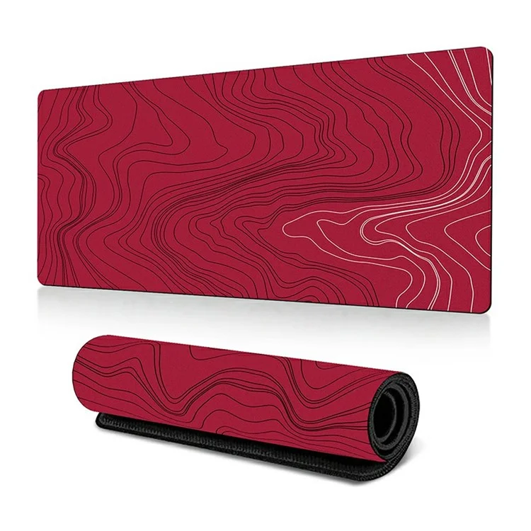 400*900*2mm Abstract Pattern Large Mouse Pad Rubber Computer Desktop Mat - Line-27