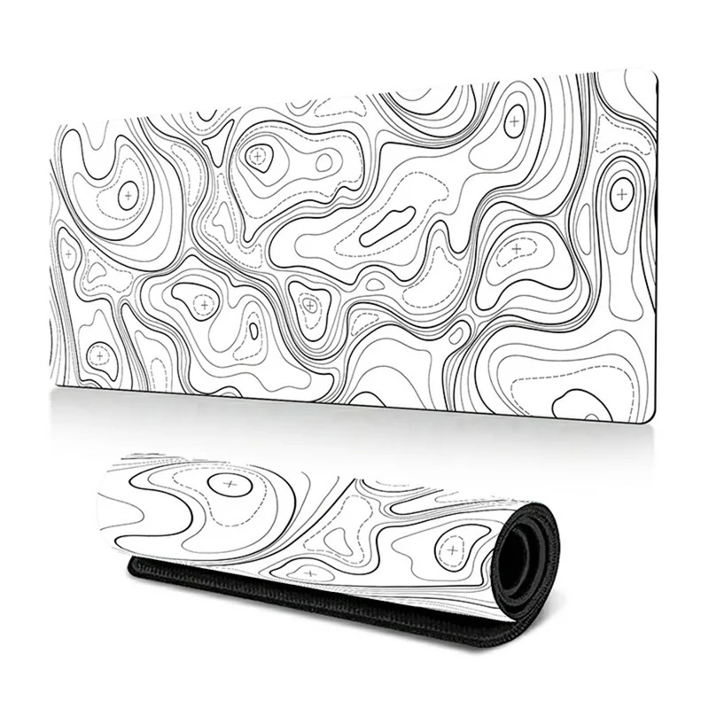 400*900*2mm Abstract Pattern Large Mouse Pad Rubber Computer Desktop Mat - Line-32