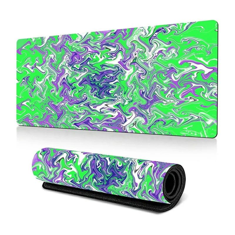 300 x 700 x 3mm Abstract Fluid Pattern Mouse Mat Non-Slip Rubber Mouse Pad - Style L
