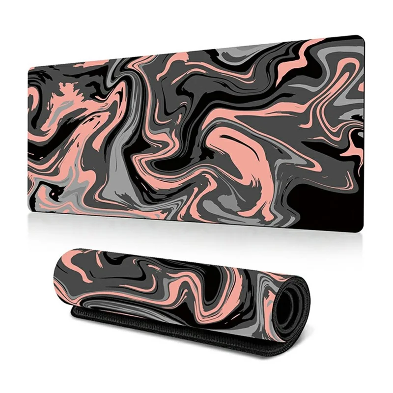 300 x 700 x 2mm Abstract Fluid Design Mouse Pad Non-Slip Rubber Mouse Mat - Style D