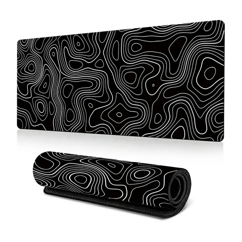 300*700*2mm Large Mouse Pad Abstract Pattern Computer Laptop Desktop Mat - Line-3