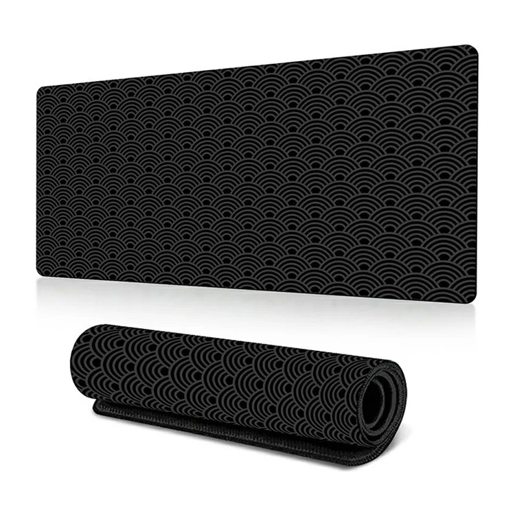 300 x 800 x 2mm Padrão de Fluido Abstrato Antiderrapante Mouse Pad Grande Mouse Mat de Borracha - Estilo A