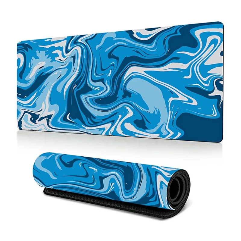 300 x 600 x 3mm Abstract Fluid Pattern Mouse Pad Large Non-Slip Rubber Mouse Mat - Style F
