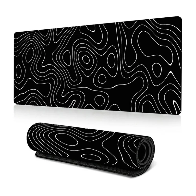300 x 600 x 3mm Abstract Pattern Rubber Mouse Pad Non-Slip Large Mouse Mat - Style U