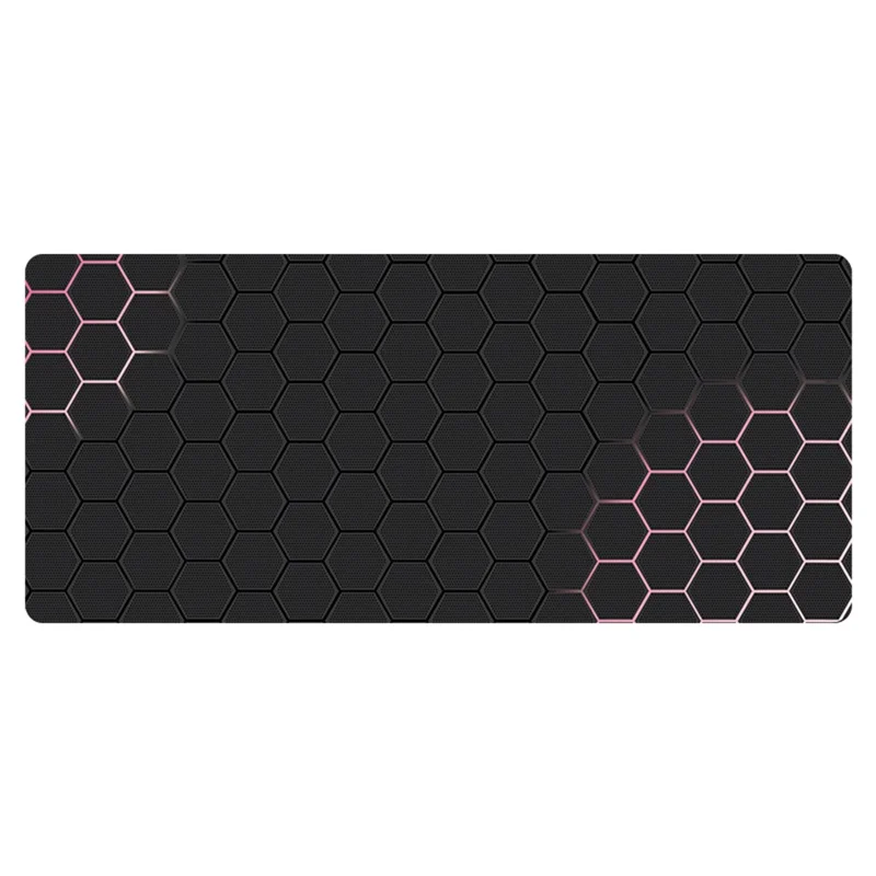 300x600x2mm Honeycomb Pattern Rubber Mouse Pad Anti-skid Computer Desktop Mat - Style 2