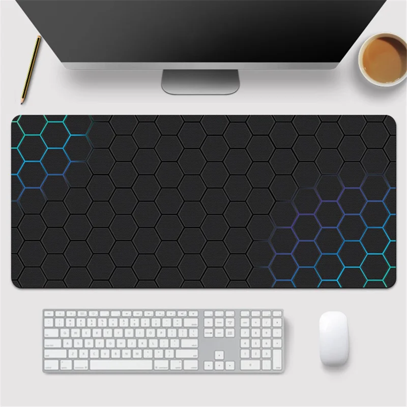 300x600x2mm Honeycomb Pattern Rubber Mouse Pad Anti-skid Computer Desktop Mat - Style 8