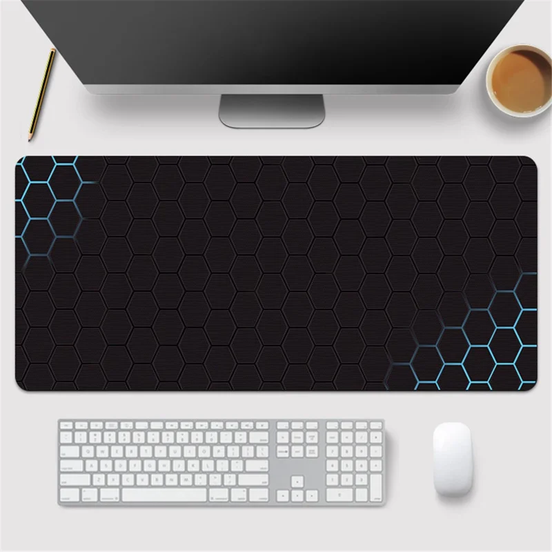 300x700x3mm Honeycomb Pattern Large Mouse Pad Anti-skid Rubber Desktop Mat - Style 23