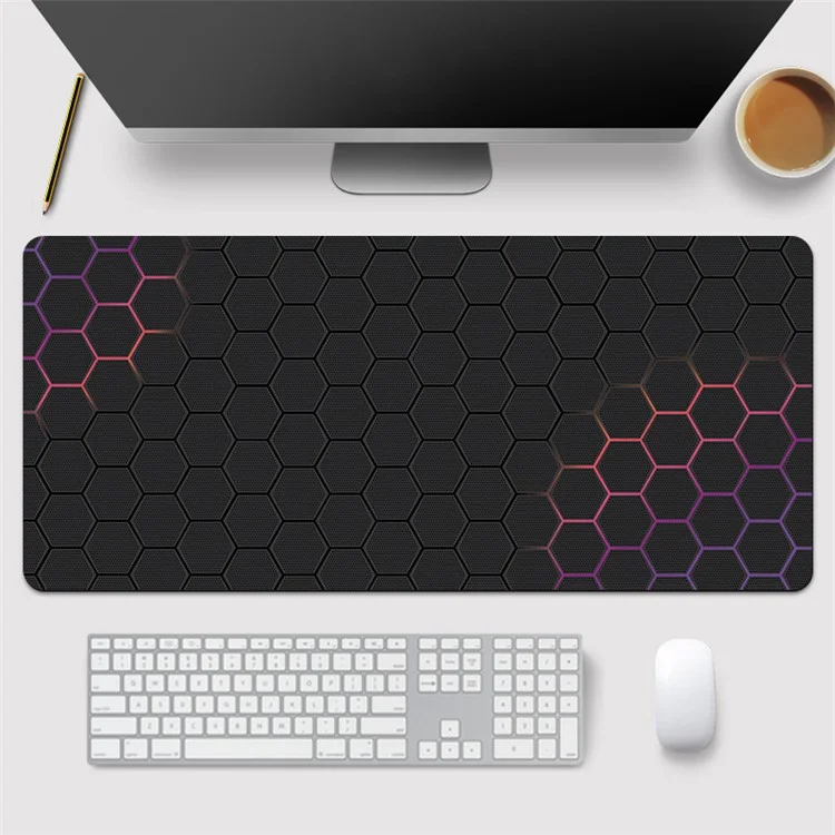 300x900x3mm Large Mouse Pad Honeycomb Pattern Computer Gaming Desktop Mat - Style 12