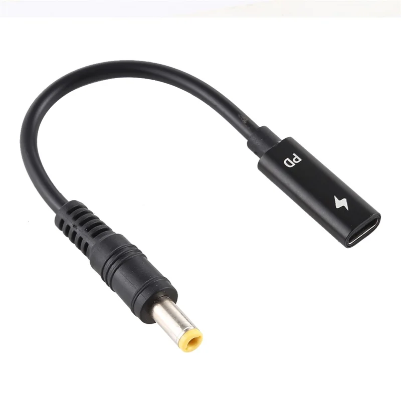 DP Type-C to 5.5x2.5mm Laptop Power Charging Cable