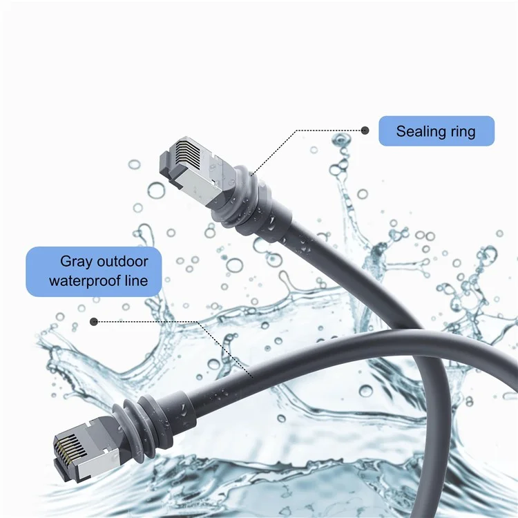 Cable Ethernet Starlink Gen 3 de 20 m Cable de extensión estándar V3 CAT6 de 10 Gbps RJ45