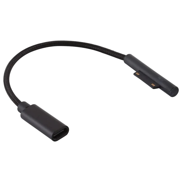 Para Microsoft Surface Pro 6/5 Adaptador De Cable De Carga PD A USB-C Tipo C Female DC Enchufe