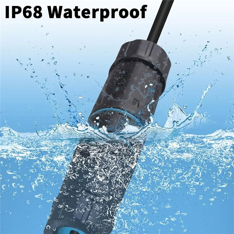 JUNSUNMAY IP68 Wasserdichter RJ45 Cat6 Gigabit Geschirmter Buchse-zu-Buchse Ethernet Verbinder